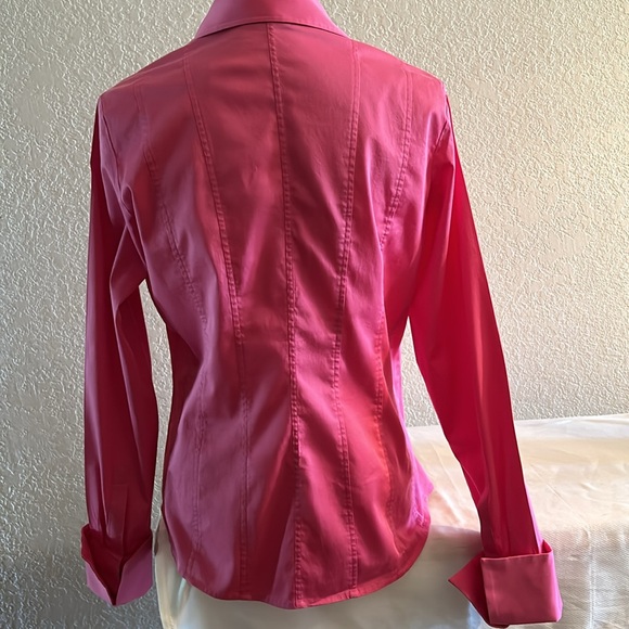 Thomas Pink Slim Fit Stretch Shirt - Picture 2 of 10